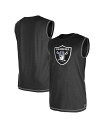【送料無料】 ニューエラ メンズ タンクトップ トップス Men's Black Las Vegas Raiders Tank Top Black