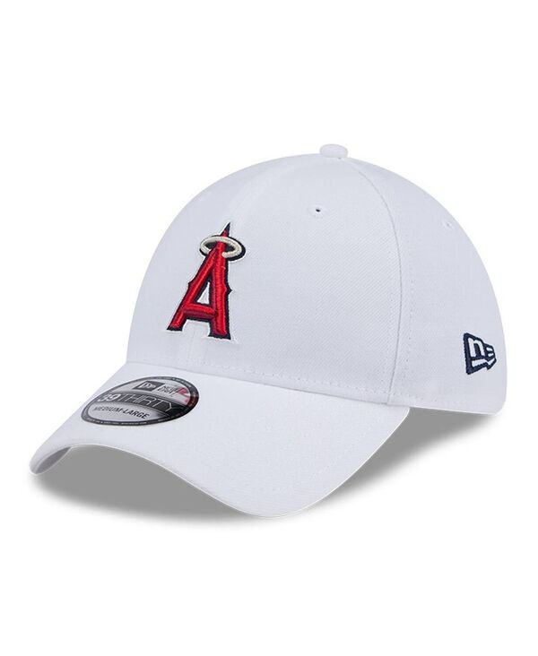 【送料無料】 ニューエラ メンズ 帽子 アクセサリー Men's White Los Angeles Angels Evergreen 39THIRTY Flex Hat White