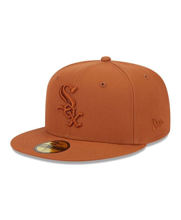 【送料無料】 ニューエラ メンズ 帽子 アクセサリー Men's Brown Chicago White Sox Spring Color 59FIFTY Fitted Hat Brown