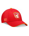 【送料無料】 ファナティクス メンズ 帽子 アクセサリー Men's Red Calgary Flames 2024 NHL Draft Flex Hat Re...
