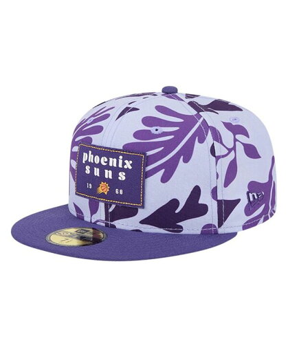 【送料無料】 ニューエラ メンズ 帽子 アクセサリー Men's Purple Phoenix Suns Palm Fronds 2-Tone 59FIFTY Fitted Hat Purple 【送料無料】 ニューエラ メンズ 帽子 アクセサリー Men's Purple Phoenix Suns Palm Fronds 2-Tone 59FIFTY Fitted Hat Purple