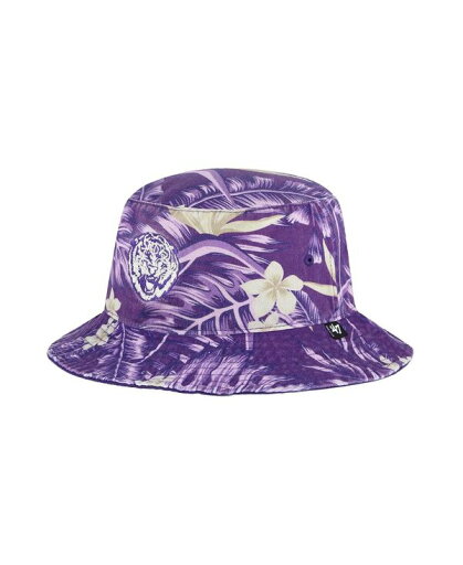 【送料無料】 47ブランド メンズ 帽子 アクセサリー Men's Purple LSU Tigers Tropicalia Bucket Hat Purple 【送料無料】 47ブランド メンズ 帽子 アクセサリー Men's Purple LSU Tigers Tropicalia Bucket Hat Purple