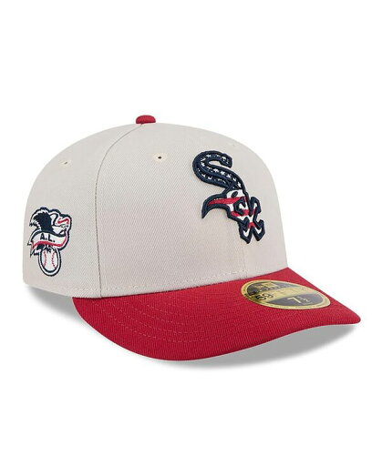 【送料無料】 ニューエラ メンズ 帽子 アクセサリー Men's Red Chicago White Sox 2024 Fourth of July Low Profile 59FIFTY Fitted Hat Khaki 【送料無料】 ニューエラ メンズ 帽子 アクセサリー Men's Red Chicago White Sox 2024 Fourth of July Low Profile 59FIFTY Fitted Hat Khaki