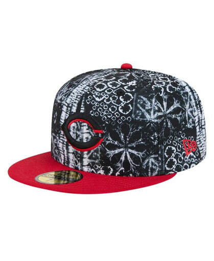 【送料無料】 ニューエラ メンズ 帽子 アクセサリー Men's Black Cincinnati Reds Sands 59FIFTY Fitted Hat Black 【送料無料】 ニューエラ メンズ 帽子 アクセサリー Men's Black Cincinnati Reds Sands 59FIFTY Fitted Hat Black