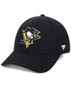 【送料無料】 ファナティクス メンズ 帽子 アクセサリー Authentic NHL Headwear Pittsburgh Penguins Basic Fl...