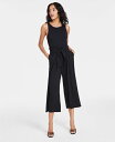 【送料無料】 バースリー レディース ジャンプスーツ トップス Petite Women's Sleeveless Crewneck Tie-Waist Jum...