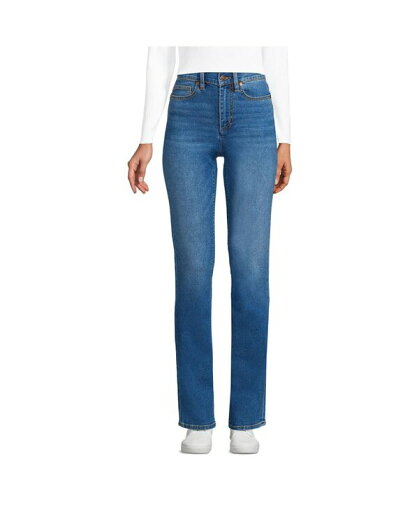 【送料無料】 ランズエンド レディース デニムパンツ ジーンズ ボトムス Petite Recover High Rise Straight Leg Blue Jeans Indigo tide blue 【送料無料】 ランズエンド レディース デニムパンツ ジーンズ ボトムス Petite Recover High Rise Straight Leg Blue Jeans Indigo tide blue