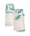 【送料無料】 ジースリー フォーハー バイ カール バンクス レディース タンクトップ トップス Women's White Miami Dolphins Ta...