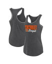 【送料無料】 ファナティクス レディース タンクトップ トップス Women's Heather Charcoal Cincinnati Bengals Fue...