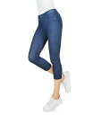 【送料無料】 メモイ レディース レギンス ボトムス Women's Denim Zipper Capri Cotton Blend Jean Leggings...