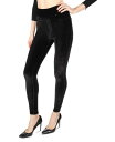 【送料無料】 メモイ レディース レギンス ボトムス Women's Velvet High-Waist Shaping Leggings Black(4)
