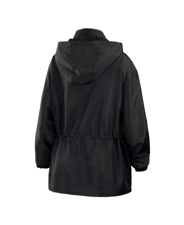【送料無料】 ウェア バイ エリン アンドルーズ レディース ジャケット・ブルゾン アウター Women's Black Philadelphia Phillies Full-Zip Windbreaker Hoodie Jacket Black