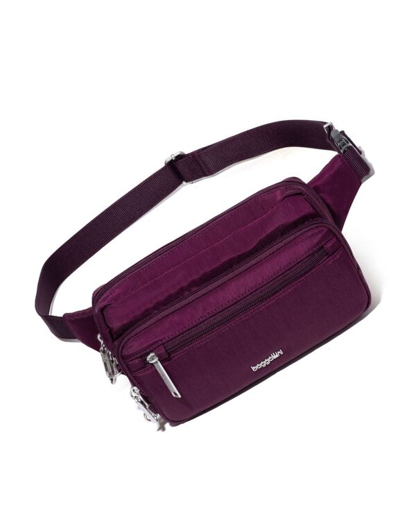 【送料無料】 バッガリーニ レディース ボディバッグ・ウエストポーチ バッグ Anti-Theft Belt Bag Mulberry