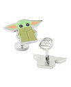 【送料無料】 スター ウォーズ メンズ カフスボタン アクセサリー Men's The Child Cufflinks Green