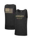 【送料無料】 コロシアム メンズ タンクトップ トップス Men's Heathered Black Miami Hurricanes Military-Inspired Appreciation OHT Transport Tank Top Heathered Black(4)
