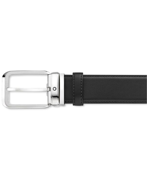 【送料無料】 モンブラン メンズ ベルト アクセサリー Leather Belt Black