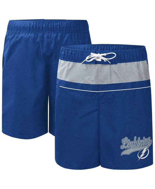 【送料無料】 スターター メンズ ハーフパンツ・ショーツ 水着 Men's Blue Tampa Bay Lightning Freestyle Volley Swim Shorts Blue
