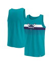 【送料無料】 ファナティクス メンズ タンクトップ トップス Men's Teal Charlotte Hornets Wild Game Tank Top T...