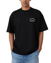 【送料無料】 コットンオン メンズ Tシャツ トップス Men's Box Fit Text T-Shirt Black