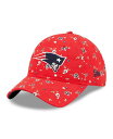【送料無料】 ニューエラ レディース 帽子 アクセサリー Women's Red New England Patriots Floral 9TWENTY Adj...