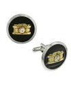 【送料無料】 1928 メンズ カフスボタン アクセサリー Jewelry Silver-Tone and 14K Gold-Plated Enamel Cry...