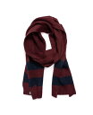 【送料無料】 ムクルクス メンズ マフラー・ストール・スカーフ アクセサリー Men's Ribbed Scarf Oxblood/navy
