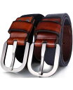 【送料無料】 ミオマリオ メンズ ベルト アクセサリー Men's Classic Flex Canvas Belt Umber & khaki