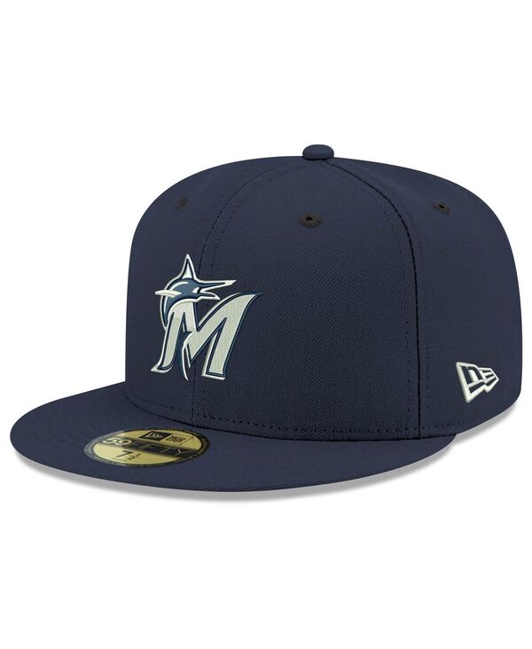 ReVida ŷԾŹ㤨֥˥塼  ꡼ ˹  New Era Men's Navy Miami Marlins Logo White 59FIFTY Fitted Hat Navy ͥӡפβǤʤ11,480ߤˤʤޤ