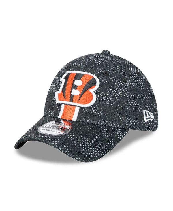 【送料無料】 ニューエラ メンズ 帽子 アクセサリー Men's Black Cincinnati Bengals 2024 Sideline 39THIRTY Flex Hat Black