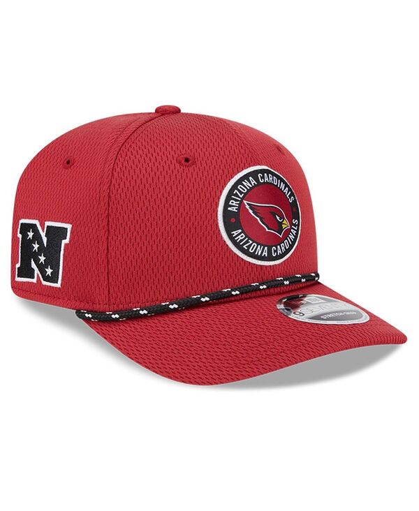 【送料無料】 ニューエラ メンズ 帽子 アクセサリー Men's Cardinal Arizona Cardinals 2024 Sideline 9SEVENTY Stretch-Snap Hat Cardinal