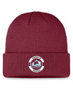 【送料無料】 ファナティクス メンズ 帽子 アクセサリー Men's Burgundy Colorado Avalanche Authentic Pro Training Camp Cuffed Knit Hat Burgundy(4)