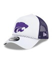 【送料無料】 ニューエラ メンズ 帽子 アクセサリー Men's White/Purple Kansas State Wildcats Court Sport ...