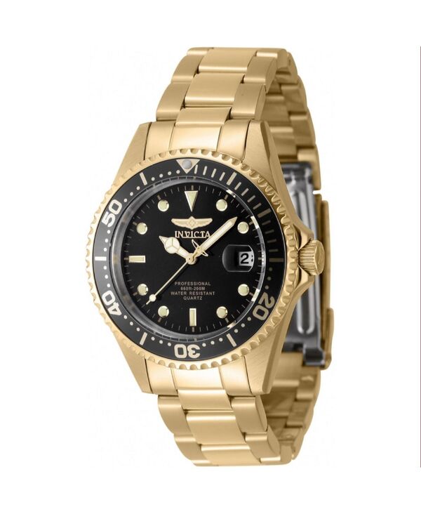 【送料無料】 インビクタ メンズ 腕時計 アクセサリー Men's 8936OB Pro Diver Quartz 3 Hand Black Dial Watch Black