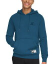 【送料無料】 スターター メンズ パーカー・スウェット アウター Men's Classic-Fit Embroidered Logo Fleece Hoodie Med Blue(4)
