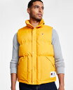 【送料無料】 チャンピオン メンズ ジャケット・ブルゾン アウター Men's Solid-Color Quilted Puffer Vest Sunflower