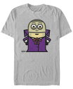 【送料無料】 フィフスサン メンズ Tシャツ トップス Despicable Me Men's Minions Phantom Halloween Monster Short Sleeve T-Shirt Silver