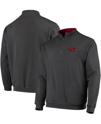 【送料無料】 コロシアム メンズ ジャケット・ブルゾン アウター Men's Arkansas Razorbacks Tortugas Logo Quarter-Zip Jacket Charcoal 【送料無料】 コロシアム メンズ ジャケット・ブルゾン アウター Men's Arkansas Razorbacks Tortugas Logo Quarter-Zip Jacket Charcoal