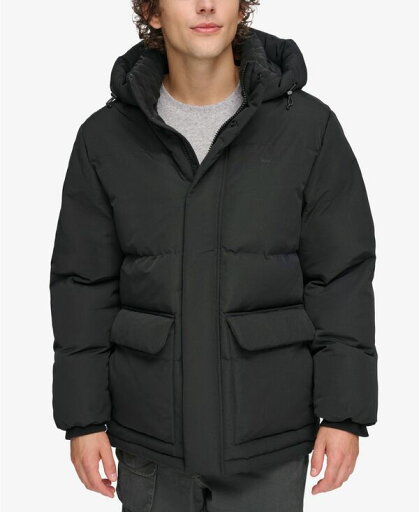 【送料無料】 リーバイス メンズ ジャケット・ブルゾン アウター Men's Workwear Hooded Parka Jacket Black 【送料無料】 リーバイス メンズ ジャケット・ブルゾン アウター Men's Workwear Hooded Parka Jacket Black