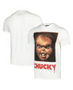 【送料無料】 リーズン メンズ Tシャツ トップス Men's and Women's White Chucky Doll T-Shirt White
