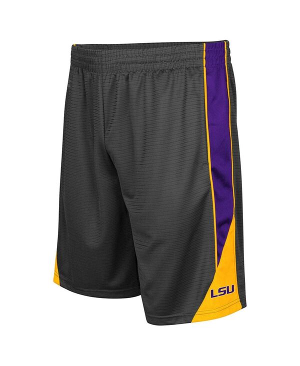 【送料無料】 コロシアム メンズ ハーフパンツ・ショーツ ボトムス Men's Charcoal LSU Tigers Turnover Shorts Charcoal