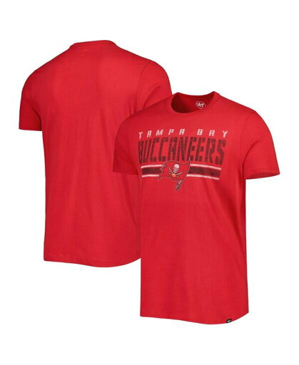 【送料無料】 47ブランド メンズ Tシャツ トップス Men's Red Distressed Tampa Bay Buccaneers Team Stripe T-shirt Red 【送料無料】 47ブランド メンズ Tシャツ トップス Men's Red Distressed Tampa Bay Buccaneers Team Stripe T-shirt Red