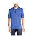 【送料無料】 ランズエンド メンズ ポロシャツ トップス Men's School Uniform Rapid Dry Space Dye Polo Shirt...