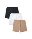【送料無料】 コンフォート チョイス レディース パンツ アンダーウェア Plus Size Stretch Cotton Boxer 3-Pack Basic...