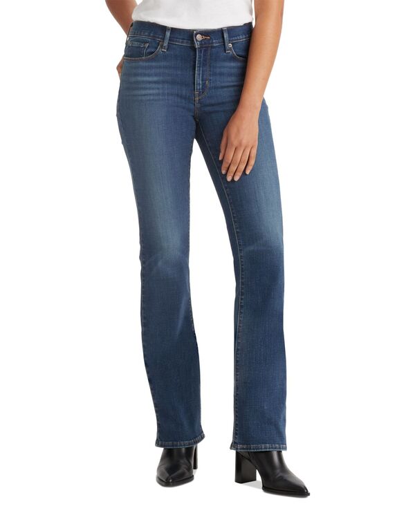 リーバイス レディース ボトムス デニムパンツ ブーツカット ブーツ ジーンズ Levi's Women's Casual Classic Mid Rise Bootcut Jeans Lapis Wave