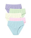 【送料無料】 コンフォート チョイス レディース パンツ アンダーウェア Plus Size Hi-Cut Cotton Brief 5-Pack Pastel...