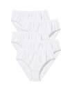 【送料無料】 コンフォート チョイス レディース パンツ アンダーウェア Plus Size Hi-Cut Cotton Brief 5-Pack White ...
