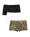 【送料無料】 コンフォート チョイス レディース パンツ アンダーウェア Plus Size Boy Short 3-Pack Animal pack