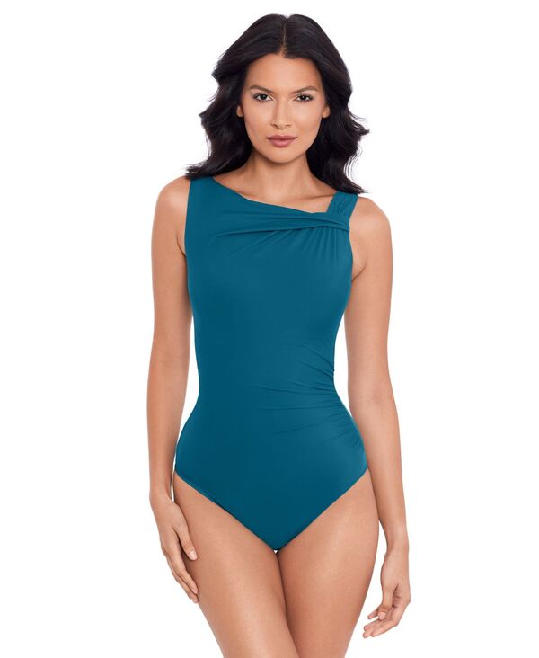 ミラクルスーツ レディース 水着 上下セット Miraclesuit Women's Rock Solid Avra Underwire One-Piece S...