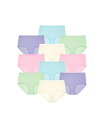 【送料無料】 コンフォート チョイス レディース パンツ アンダーウェア Plus Size Nylon Brief 10-Pack Pastel pack