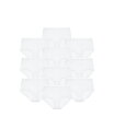 【送料無料】 コンフォート チョイス レディース パンツ アンダーウェア Plus Size Nylon Brief 10-Pack White pack